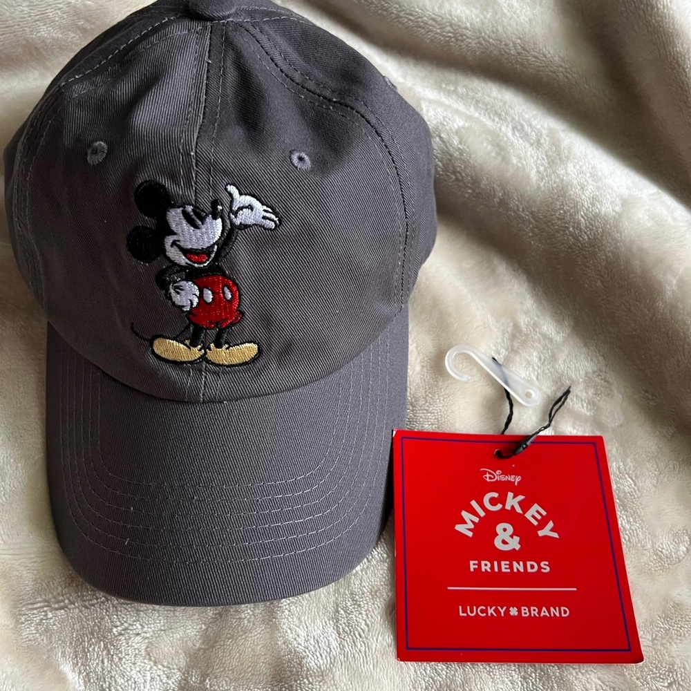 Lucky Brand Gray Mickey Mouse Unisex Hat One Size